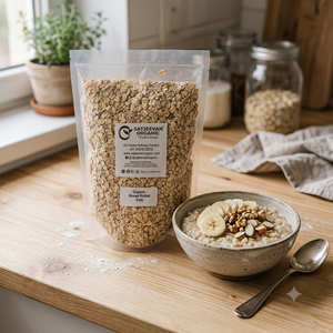 Organic Brown Oats Rolled 500g