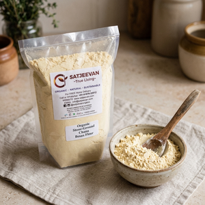 Organic Stone-Ground Chana Besan Flour 500g