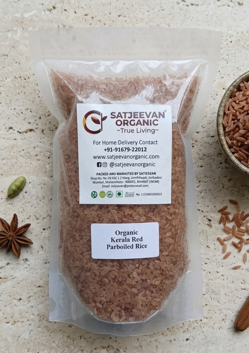 Organic Kerala Red Parboiled Rice