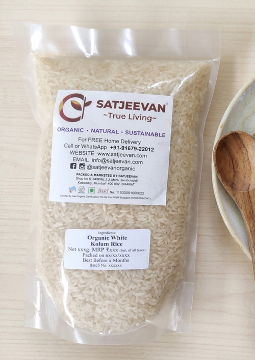 Organic Kolum White Rice 1000g