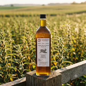 Organic Wood-Pressed Sesame Oil