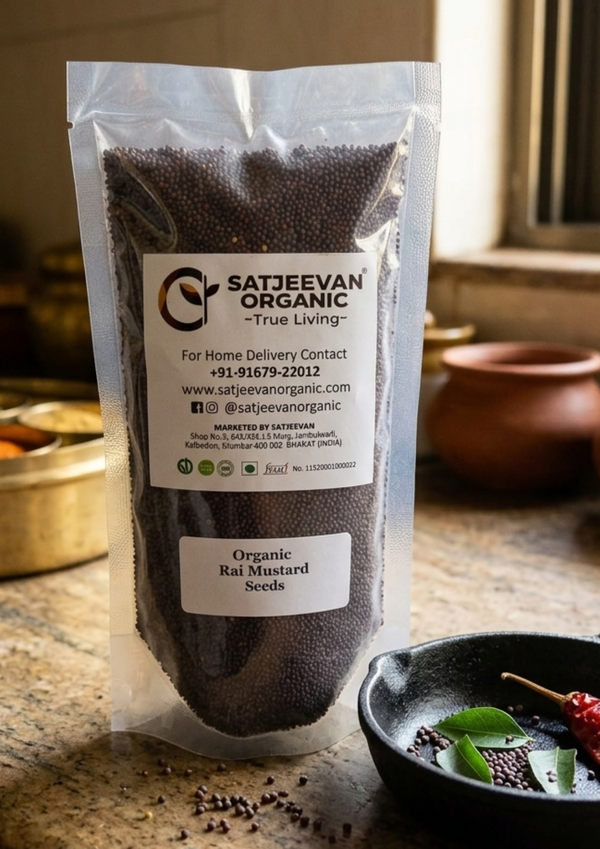 Organic Rai Mustard Seeds 250g