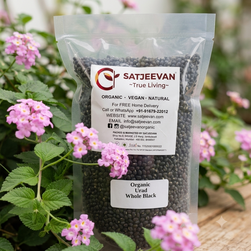 Organic Urad Whole Black