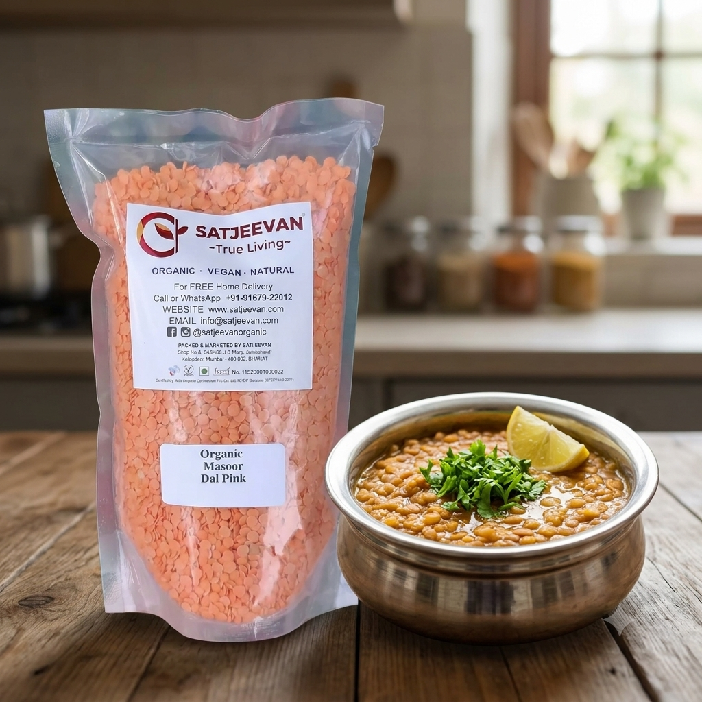 Organic Masoor Dal Pink