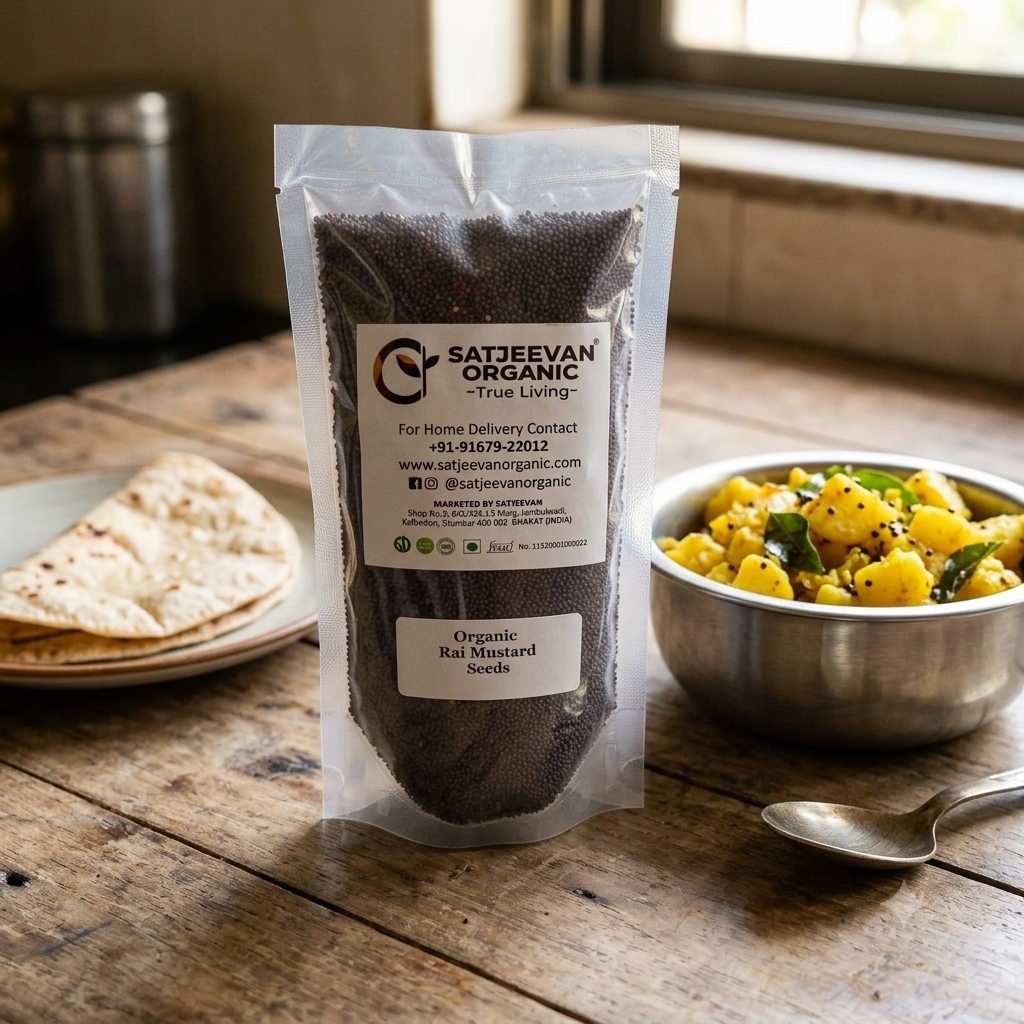 Organic Rai Mustard Seeds 250g