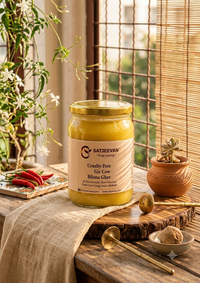 Satjeevan Organic Vedic Gir Cow Bilona Ghee 500ml