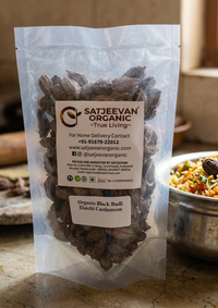 Organic Black Badi Elaichi Cardamom 100g