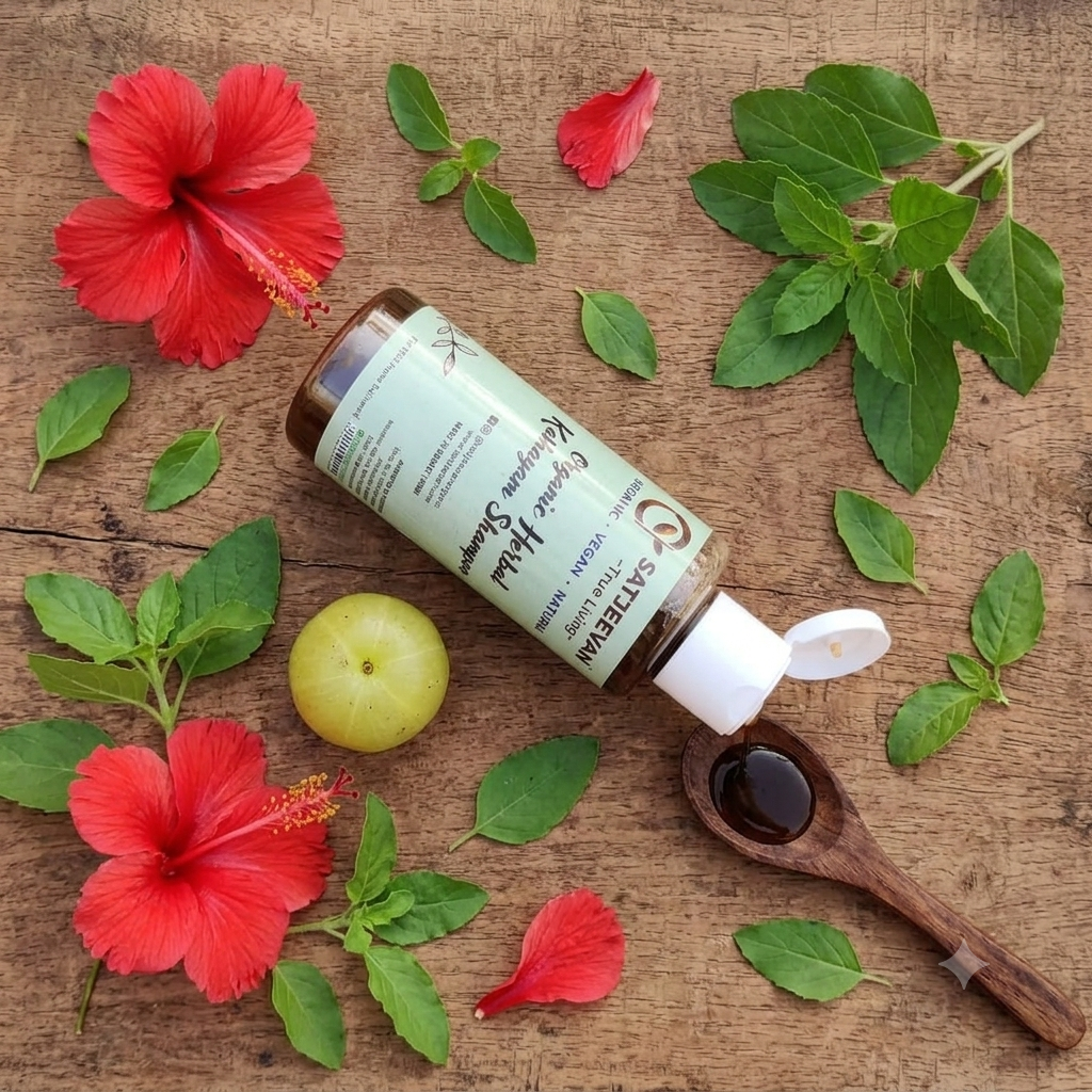 Organic Herbal Kashayam Shampoo 200ml