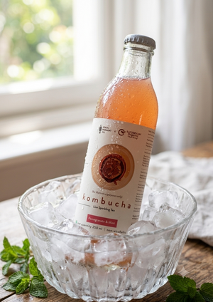 Organic Kombucha Pomegranate Mint 250ml