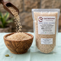 Organic Sona Masuri Brown Rice 1000g