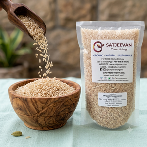Organic Sona Masuri Brown Rice 1000g