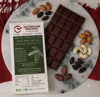 Organic Nuts Chocolate Bar 80% Cacao 70g