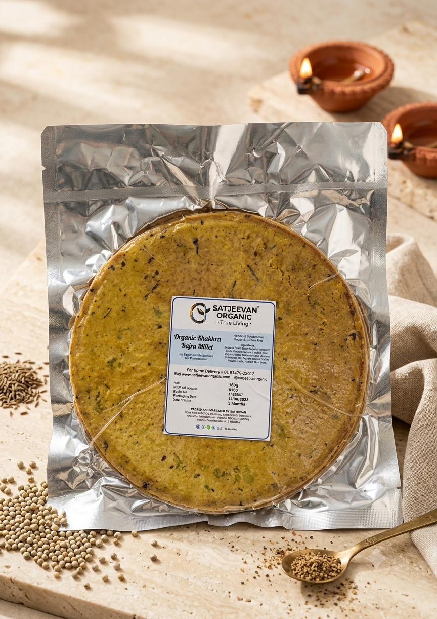Organic Khakhra Bajra Millet 180g