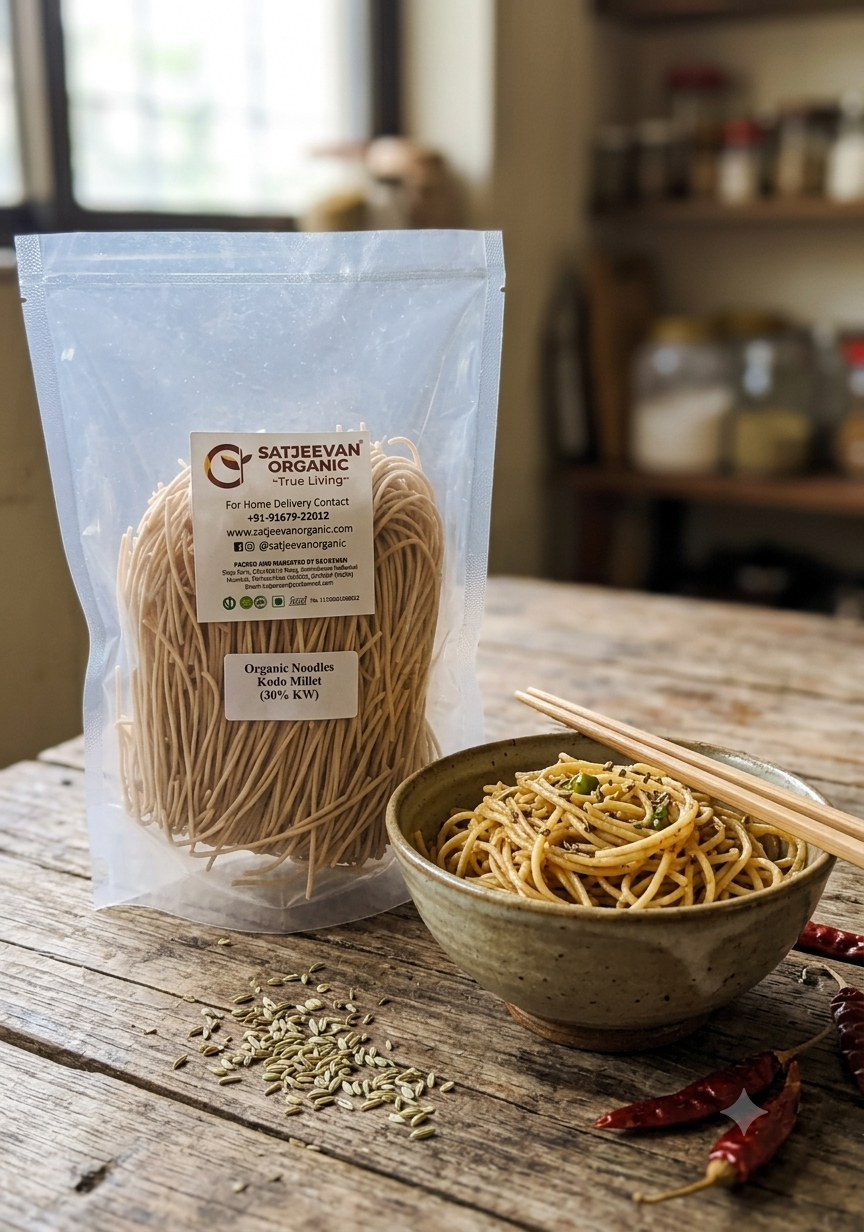 Organic Noodles Kodo Millet (30%KW) 200g