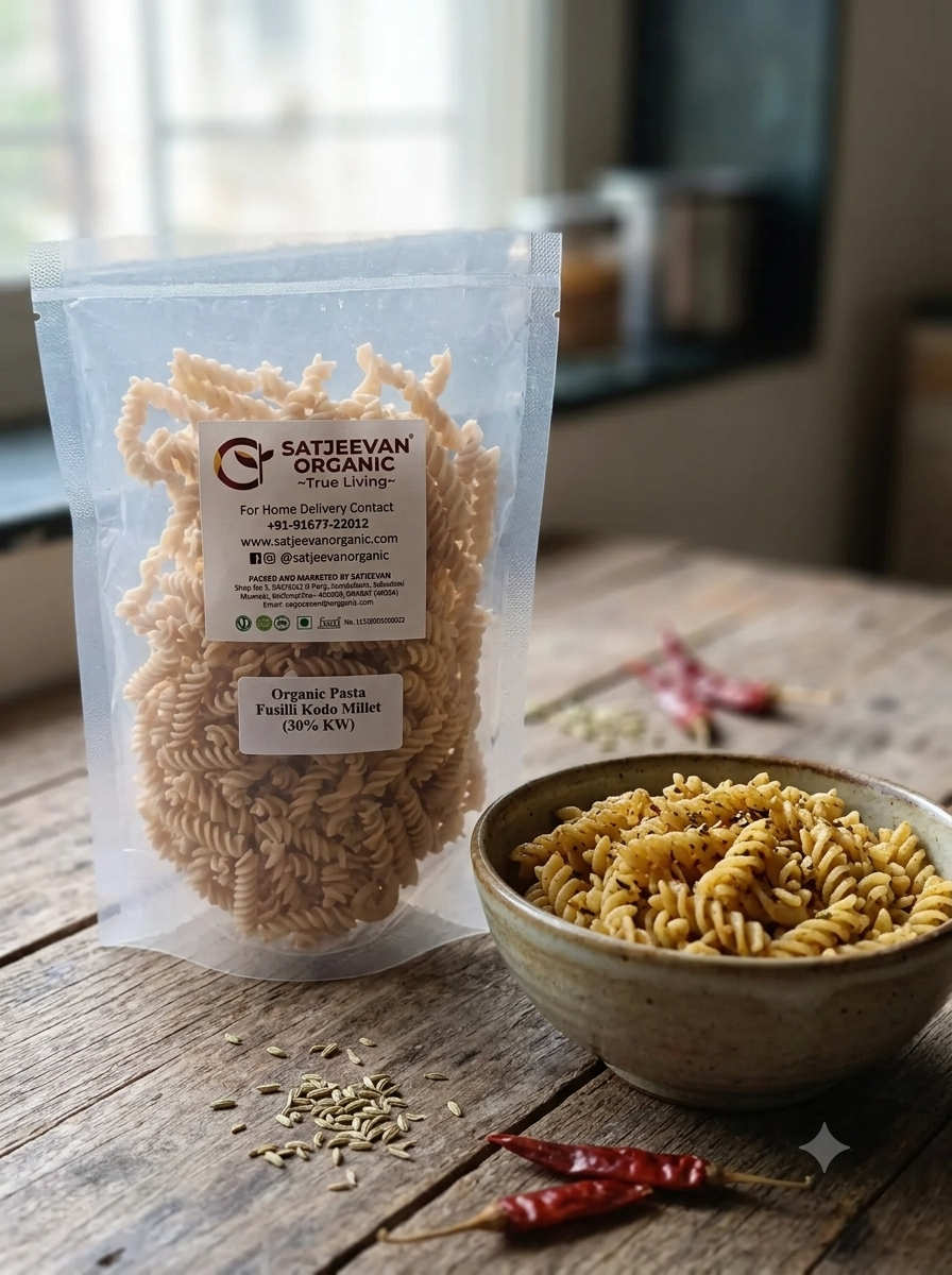 Organic Pasta Fusilli Kodo Millet (30%KW) 200g