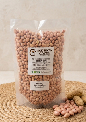 Organic Raw Shingdana Groundnuts 500g