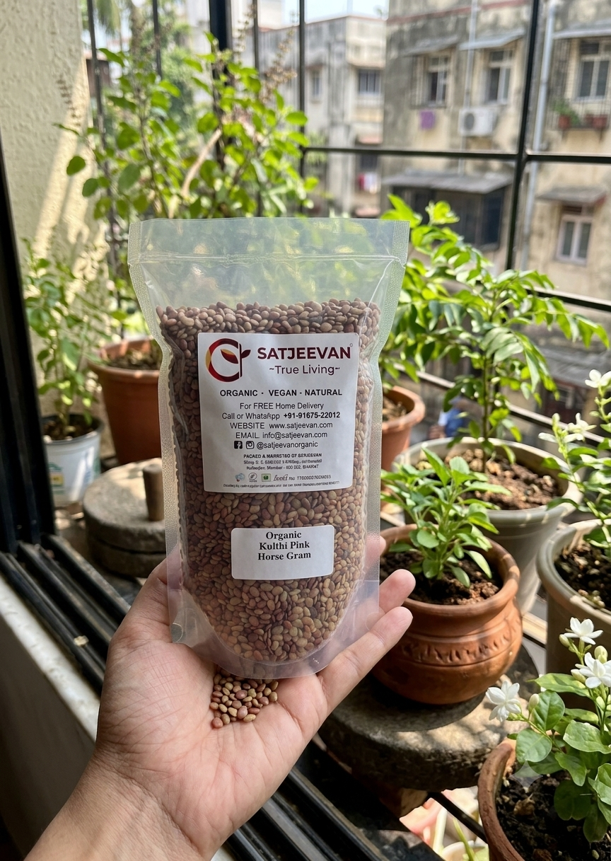 Organic Kulthi Pink Horsegram 500g