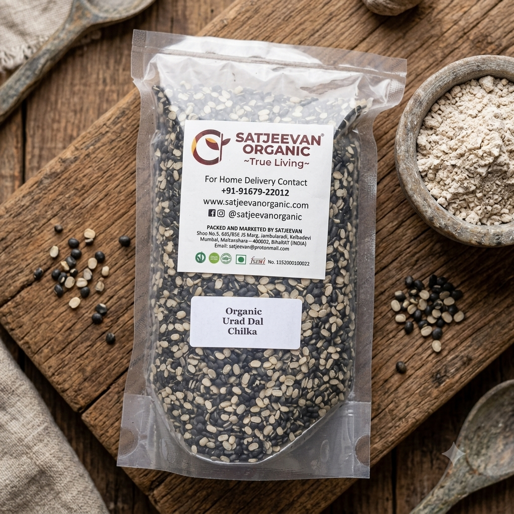 Organic Urad Dal Chilka 500g