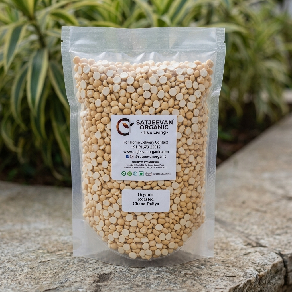 Organic Roasted Chana Daliya 500g