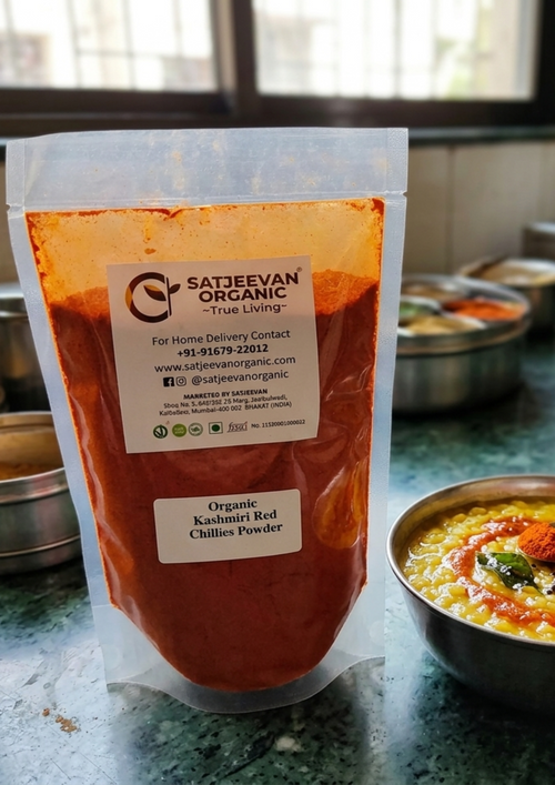 Organic Kashmiri Red Chillies Powder 250g