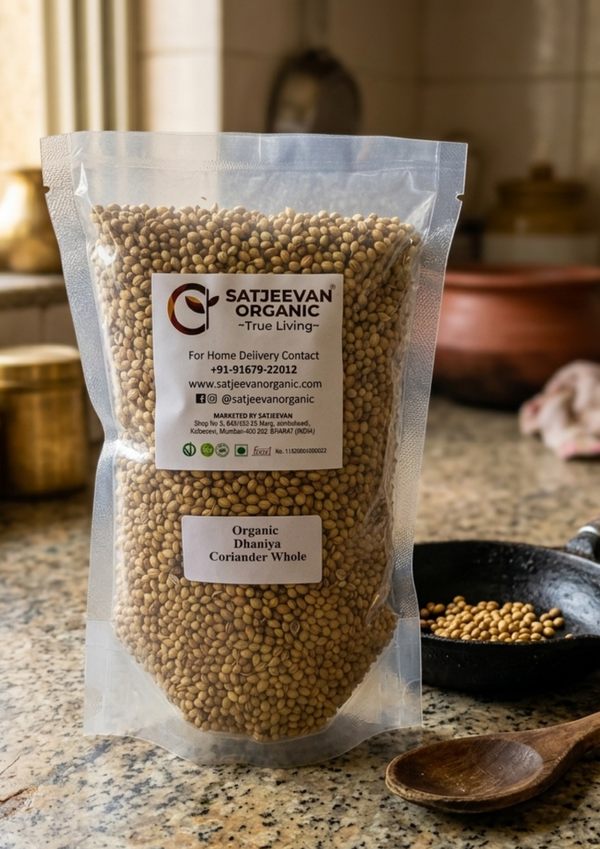 Organic Dhaniya Coriander Whole 250g