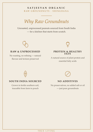 Organic Raw Shingdana Groundnuts 500g
