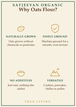 Organic Oats Flour 500g