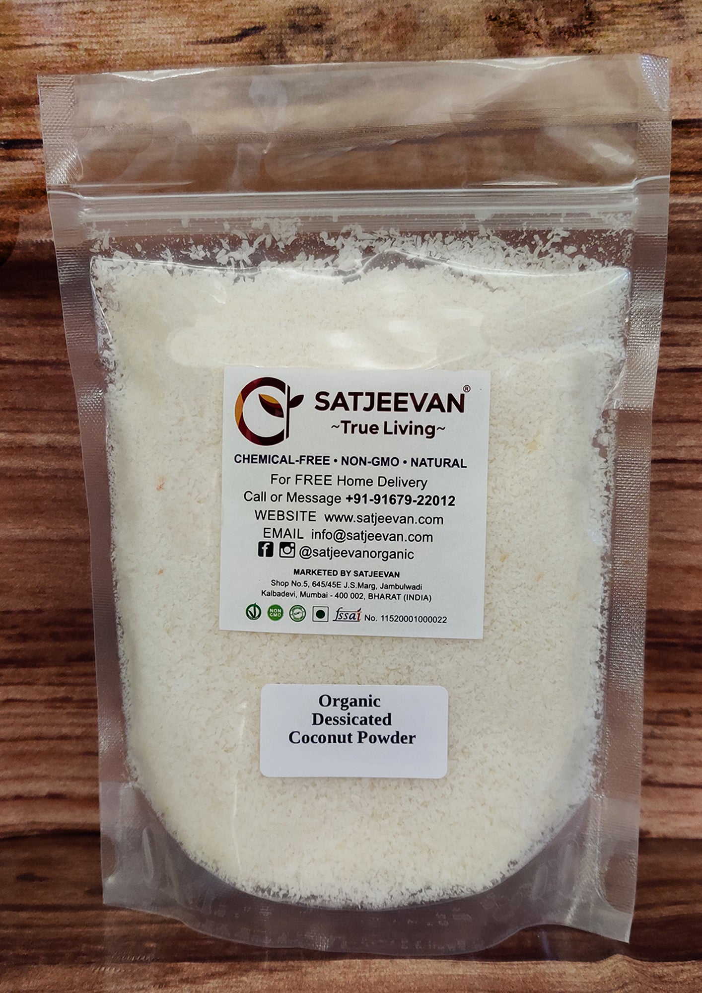 Organic Dessicated Coconut Powder 200g
