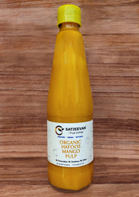 Organic Seasonal Mango Pulp 500ml