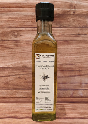 Organic Wood-Pressed Castor Oil 250ml