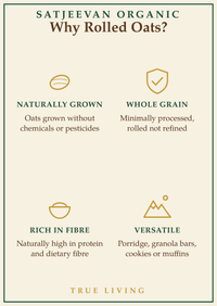 Organic Brown Oats Rolled 500g