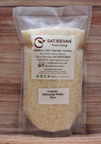 Organic Indrayani White Rice 1000g