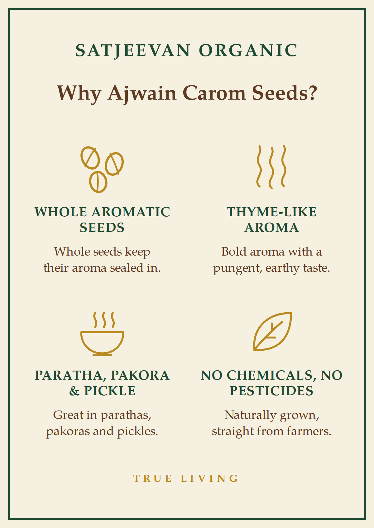 Organic Ajwain Carom Seeds 250g