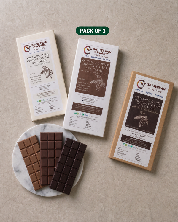 Artisanal Vegan Chocolate Pack of 3