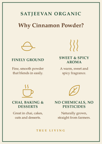 Organic Dalchini Cinnamon Powder 100g