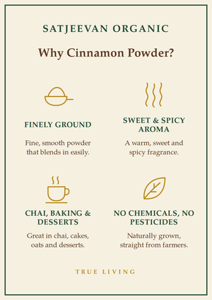 Organic Dalchini Cinnamon Powder 100g