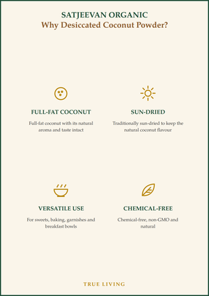 Organic Dessicated Coconut Powder 200g