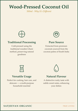 Organic Wood-Pressed Coconut Oil