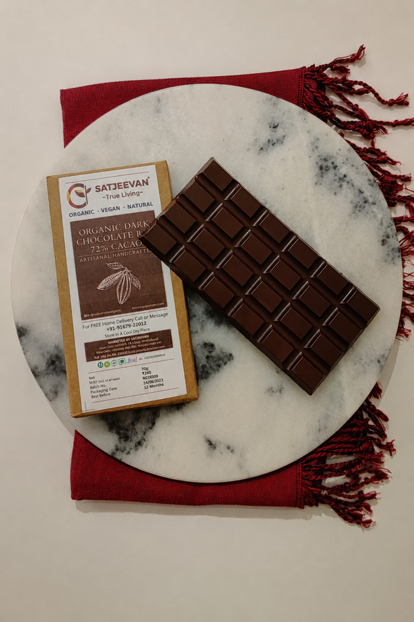 Organic Dark Chocolate Bar 70% Cacao 70g