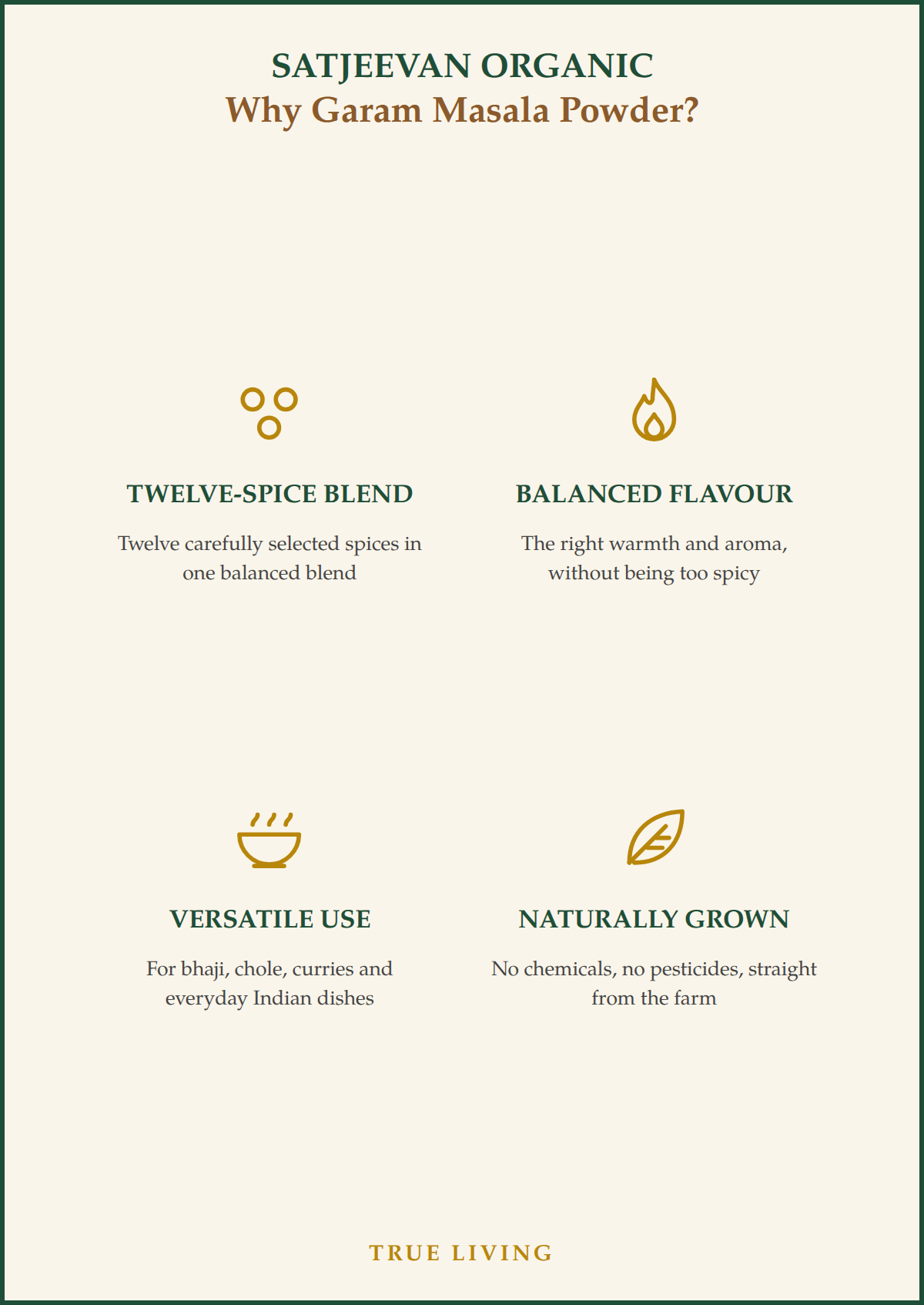 Organic Garam Masala Powder 100g