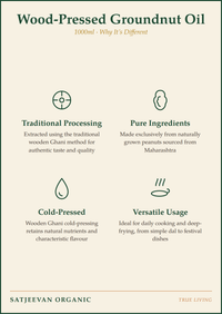 Organic Wood-Pressed Groundnut Oil