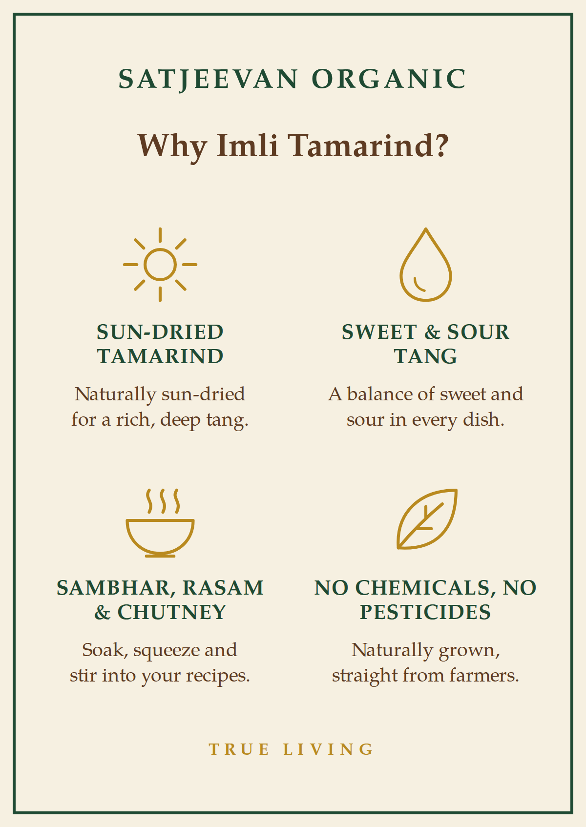 Organic Imli Tamarind 250g