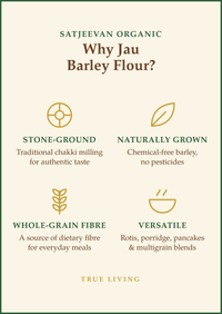 Organic Stone-Ground Jau Barley Flour 500g