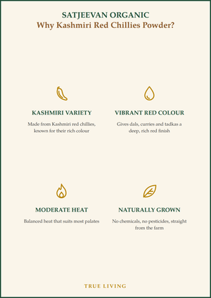 Organic Kashmiri Red Chillies Powder 250g