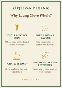 Organic Laung Clove Whole 100g