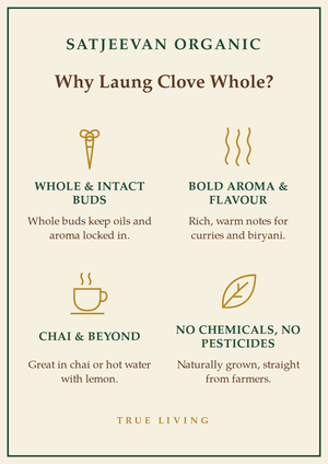 Organic Laung Clove Whole 100g