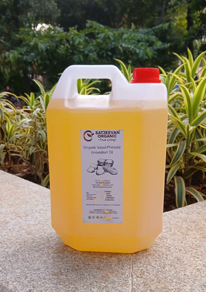 Organic Wood-Pressed Groundnut Oil