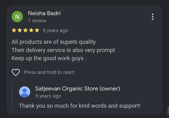 Customer review photo