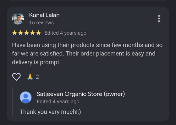 Customer review photo