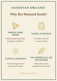 Organic Rai Mustard Seeds 250g